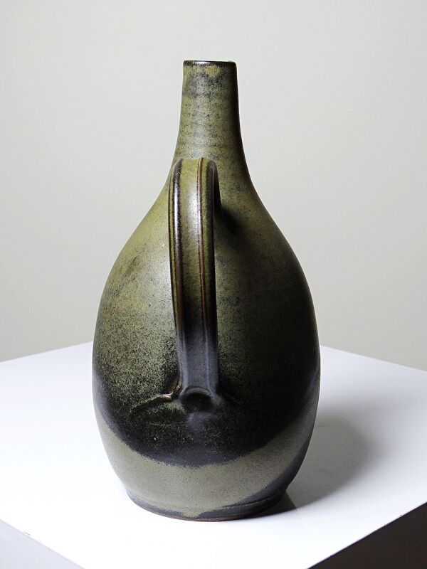 Pichet/cruche poire en grès émaillé vintage années 1960-1970