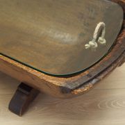 Pine coffee table, Italian design, 1960s, production: Italy
