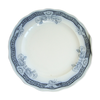 Plate England blue and white décor