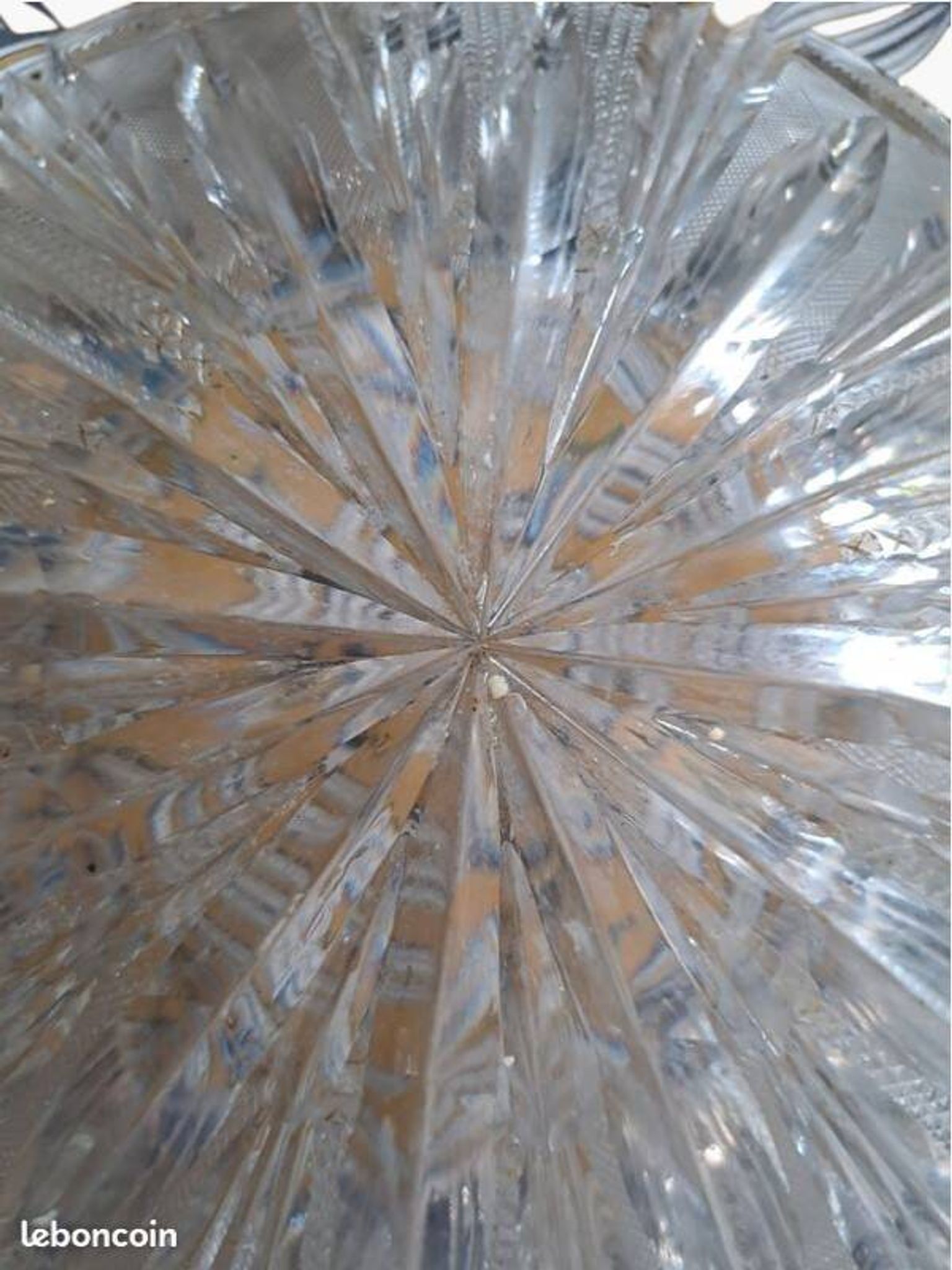 Crystal fruit bowl from the early 20th century – 27 cm in diameter