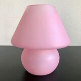 Paire de lampes champignon en verre