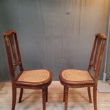 Paire de chaise cannées 1930