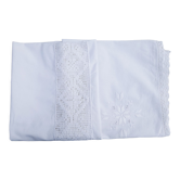 Rectangular cotton tablecloth embroidered