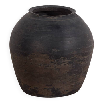 Vase ancien de style wabi sabi (c.1900) #8