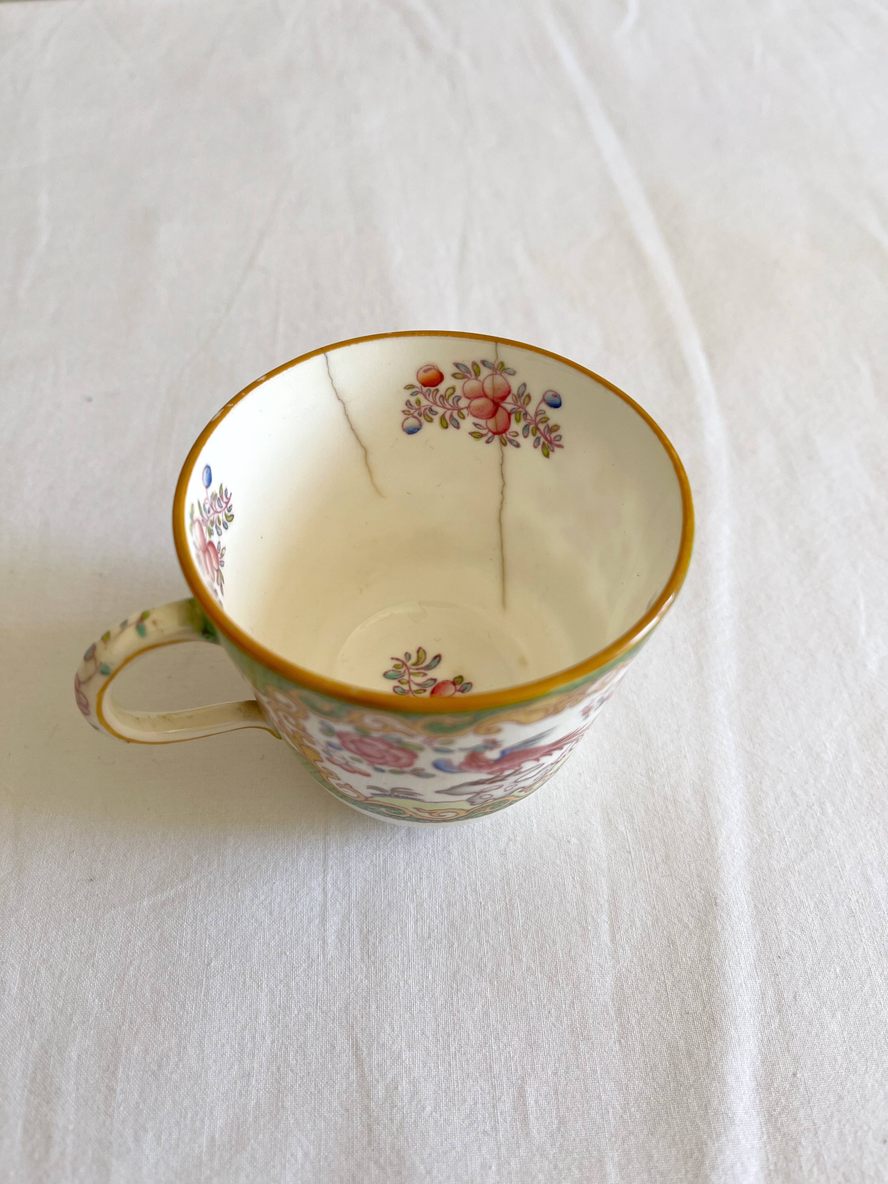 Minton English earthenware coffee cup