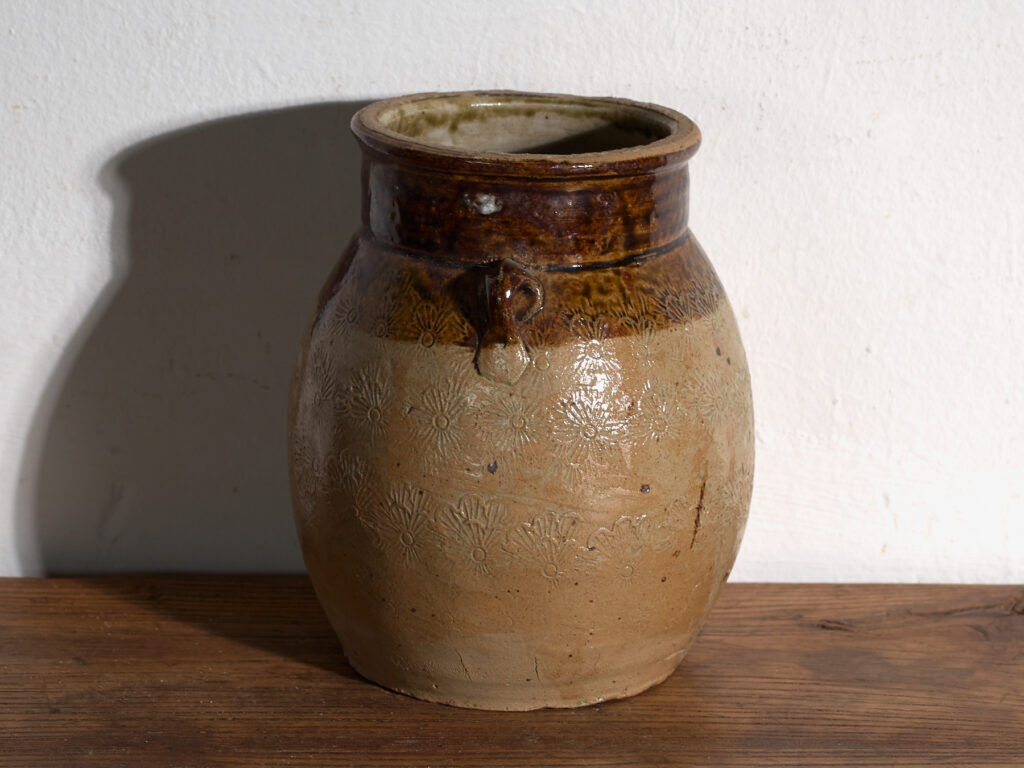 Ancient Chinese glazed stoneware vase – China, circa 1900