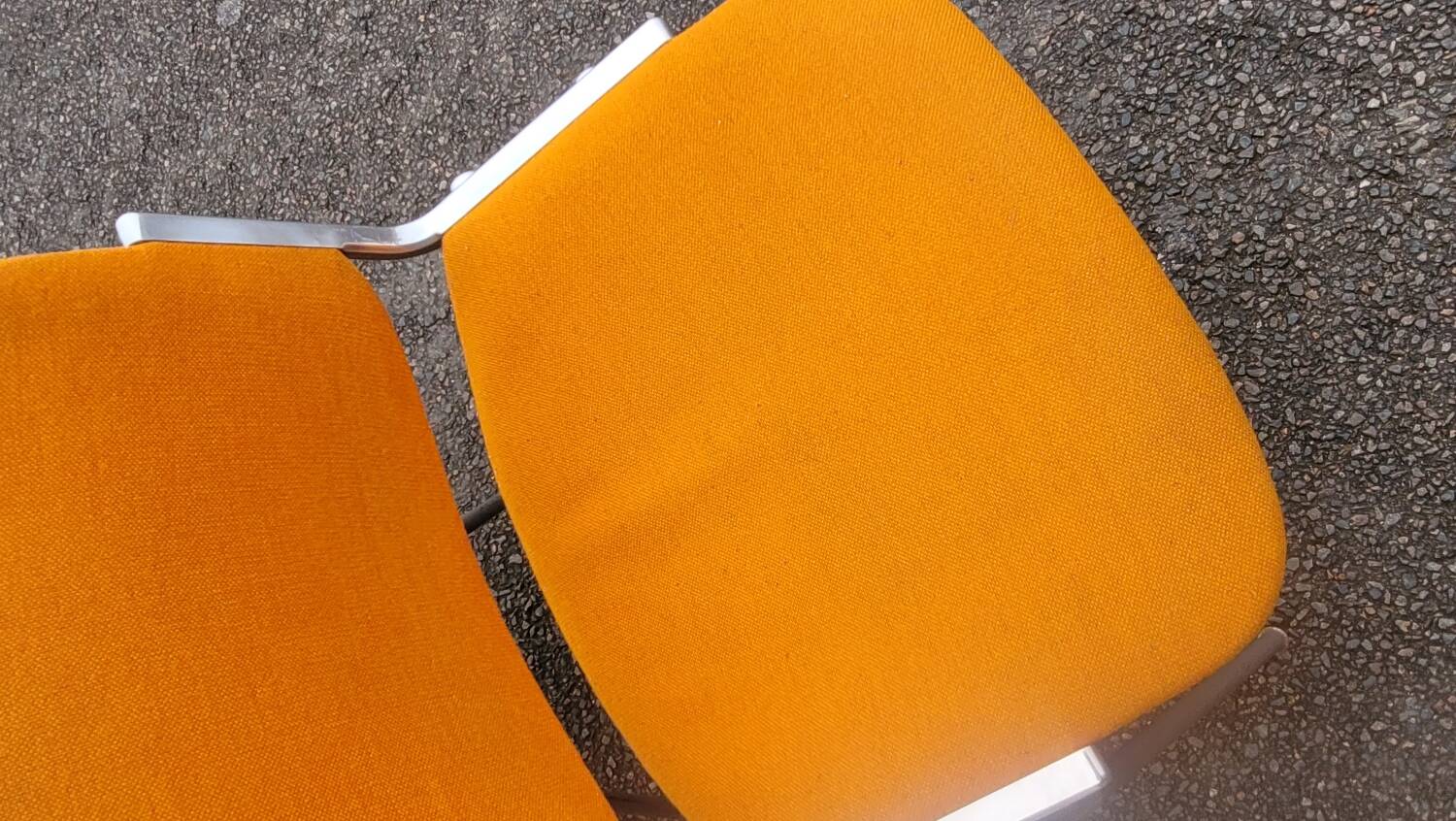 Series of 4 DSC chairs by Giancarlo Piretti for Anomina Castelli design