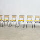 Set of six 'Spaghetti' dining chairs