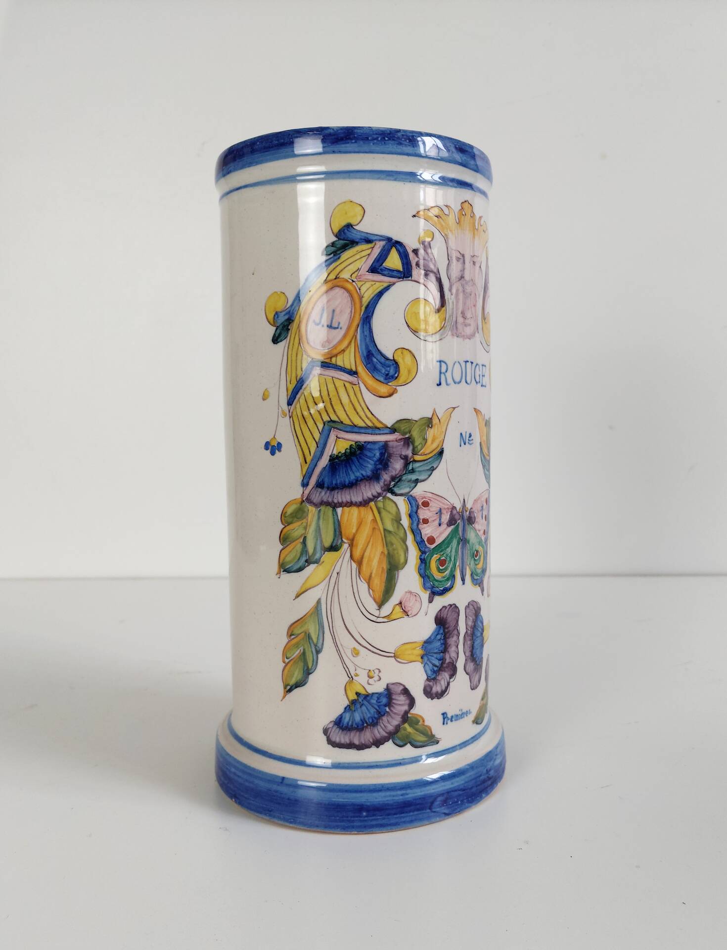 Pot in earthenware, high-fire glazing, Jean LAVALLE, 1866.