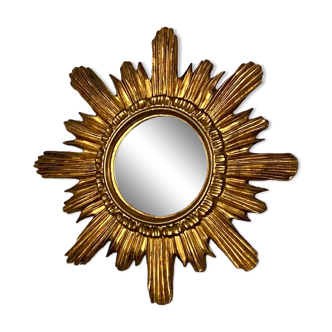 Golden sun mirror, 1960, diameter 44cm