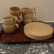 Sarreguemines stoneware dessert plates
