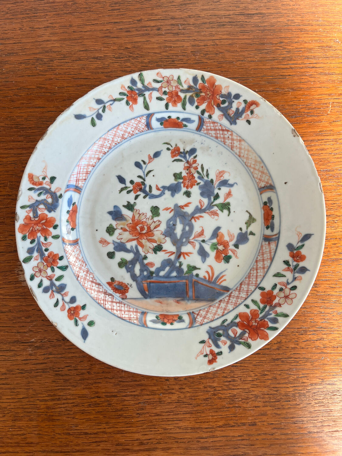 Imari plate - Kangxi - 18th century.