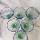 Set de 6 grands verres à eau Bormioli Rocco Bahia bleu vert