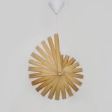 Nautilus pendant light made of wooden slats, 2000s