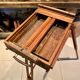 Old collapsible wooden painter's easel