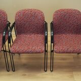 Set of four chairs, Italian design, 1980s, production: Italy
