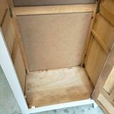 Vintage wooden wardrobe.