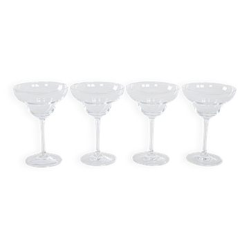 Set of margarita glasses, Danish design, 1970s, manufactured in Denmark