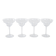 Set of margarita glasses, Danish design, 1970s, manufactured in Denmark