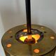 Set of 3 vintage pendant lights in solid brass, France 1960s