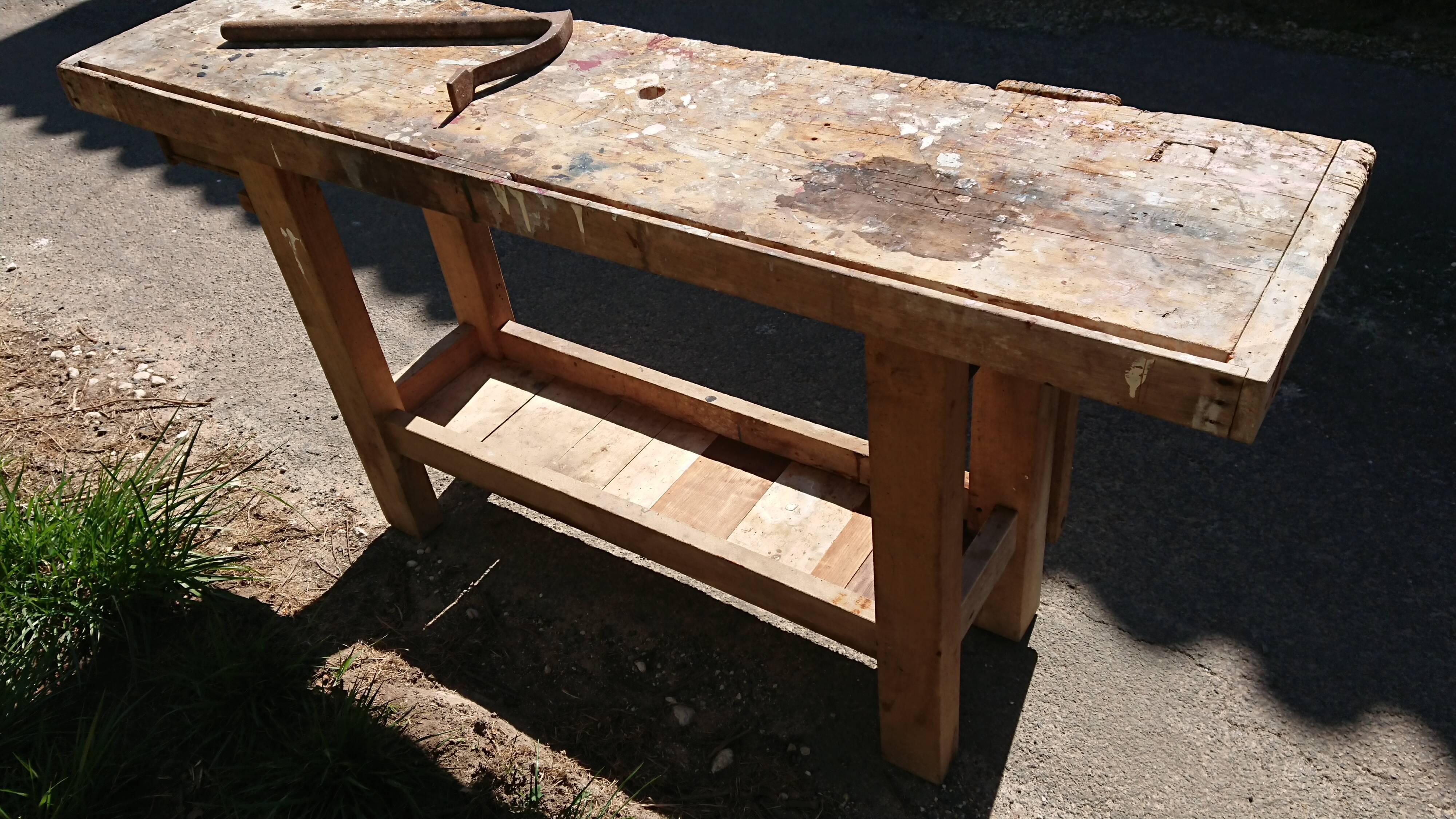 Built in raw wood with its press and valet - GRENAD