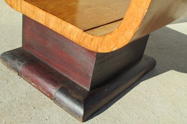 Console from the 1950s, mahogany and Sycamore
