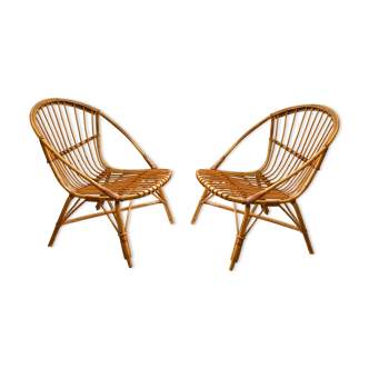 Fauteuils en rotin