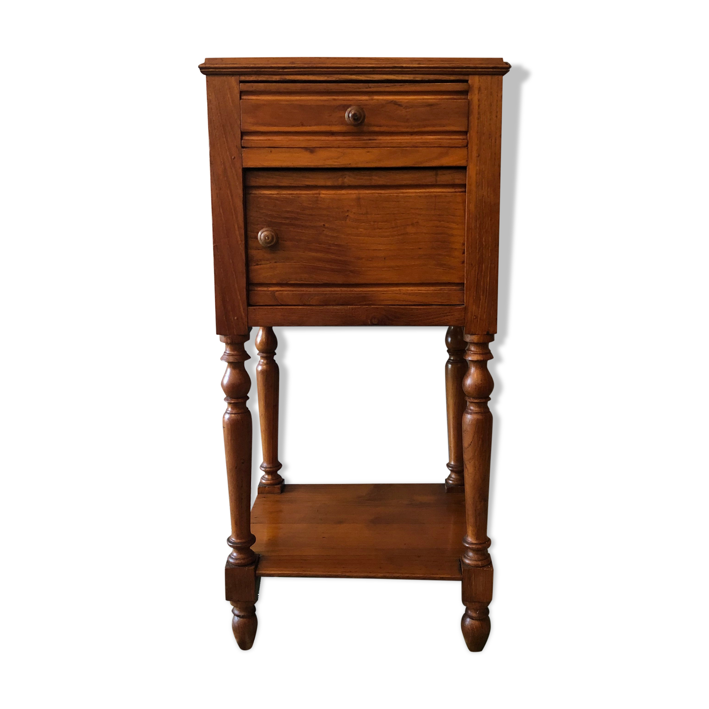 Old oak bedside table