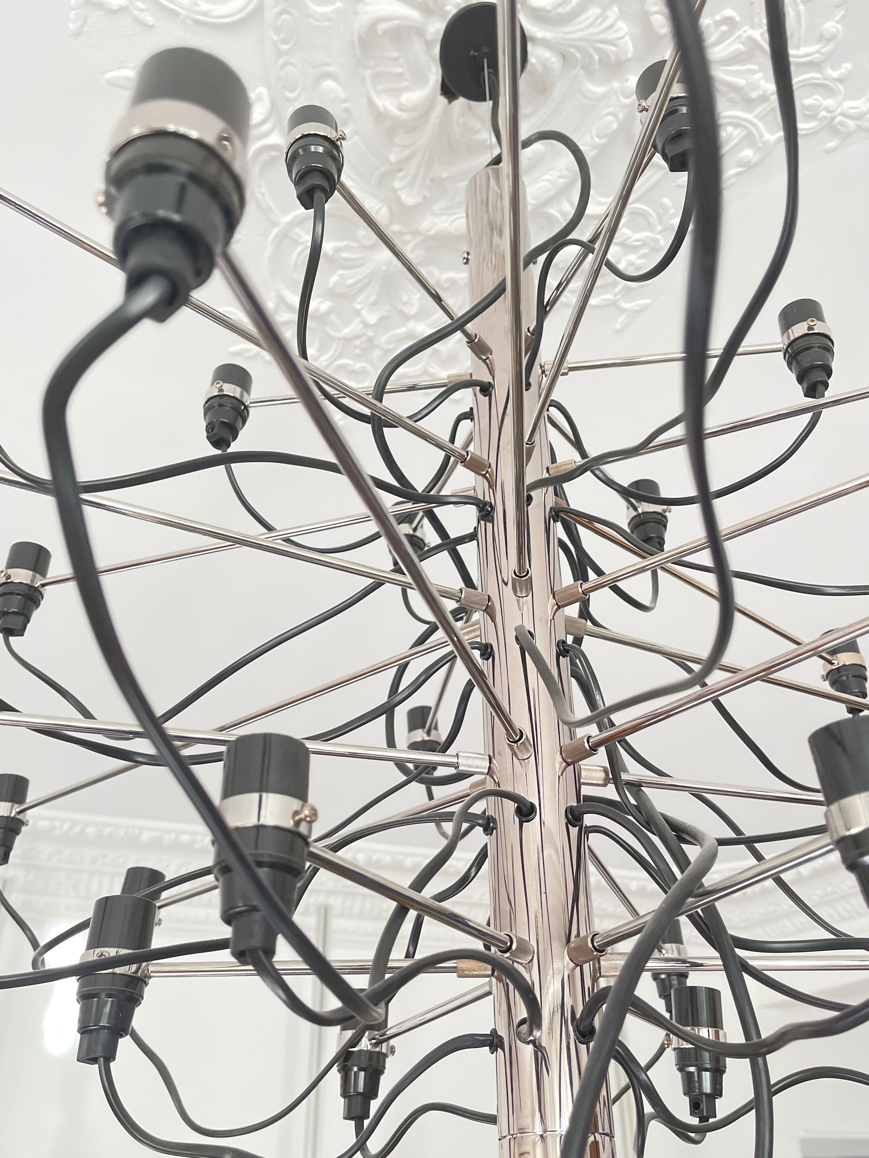 Chandelier 2097/30 by Gino Sarfatti by Arteluce