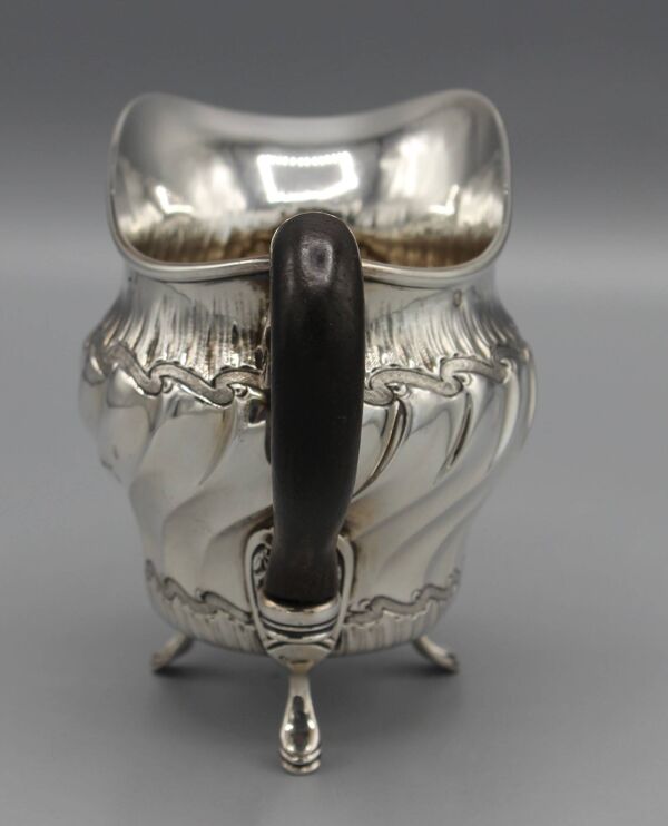 Ancien pot a lait cremier en argent massif minerve maison cardeilhac paris xix