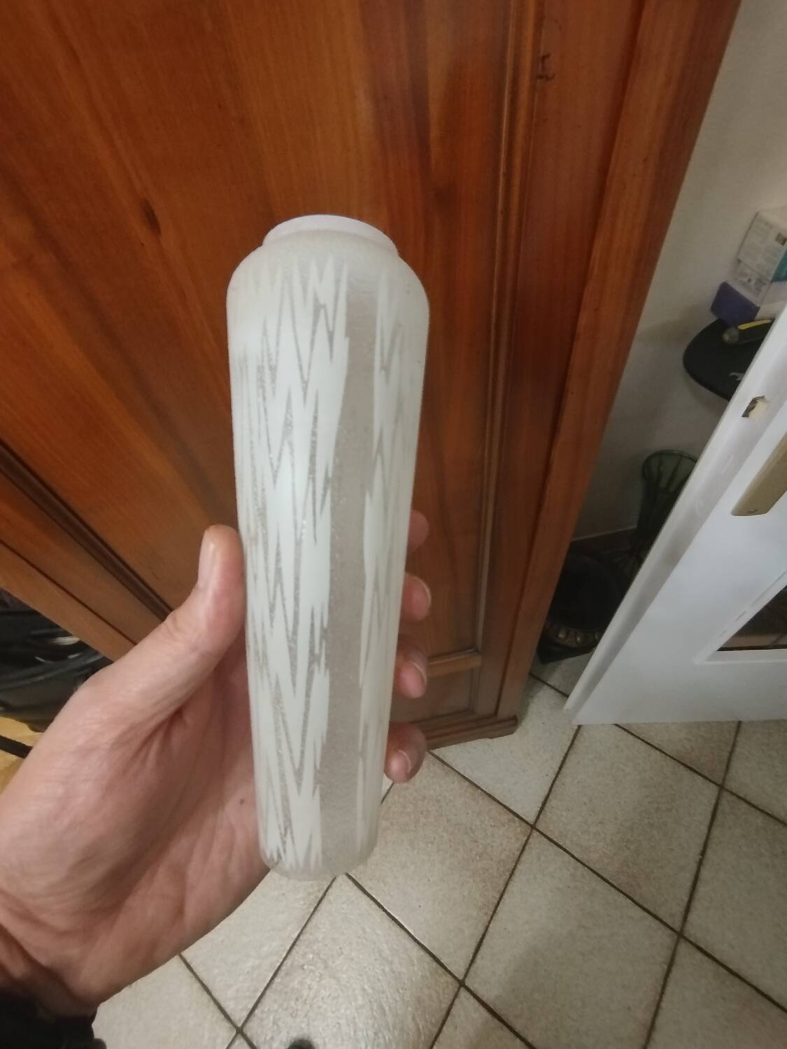 5 tulip-shaped lamps in Art Deco atomic style