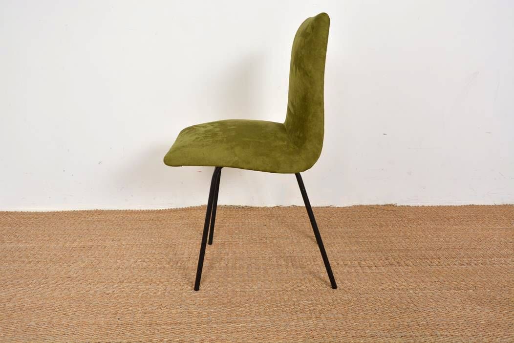 Set of 6 Paulin chairs model CM 145 produced by Meubles TV in 1954