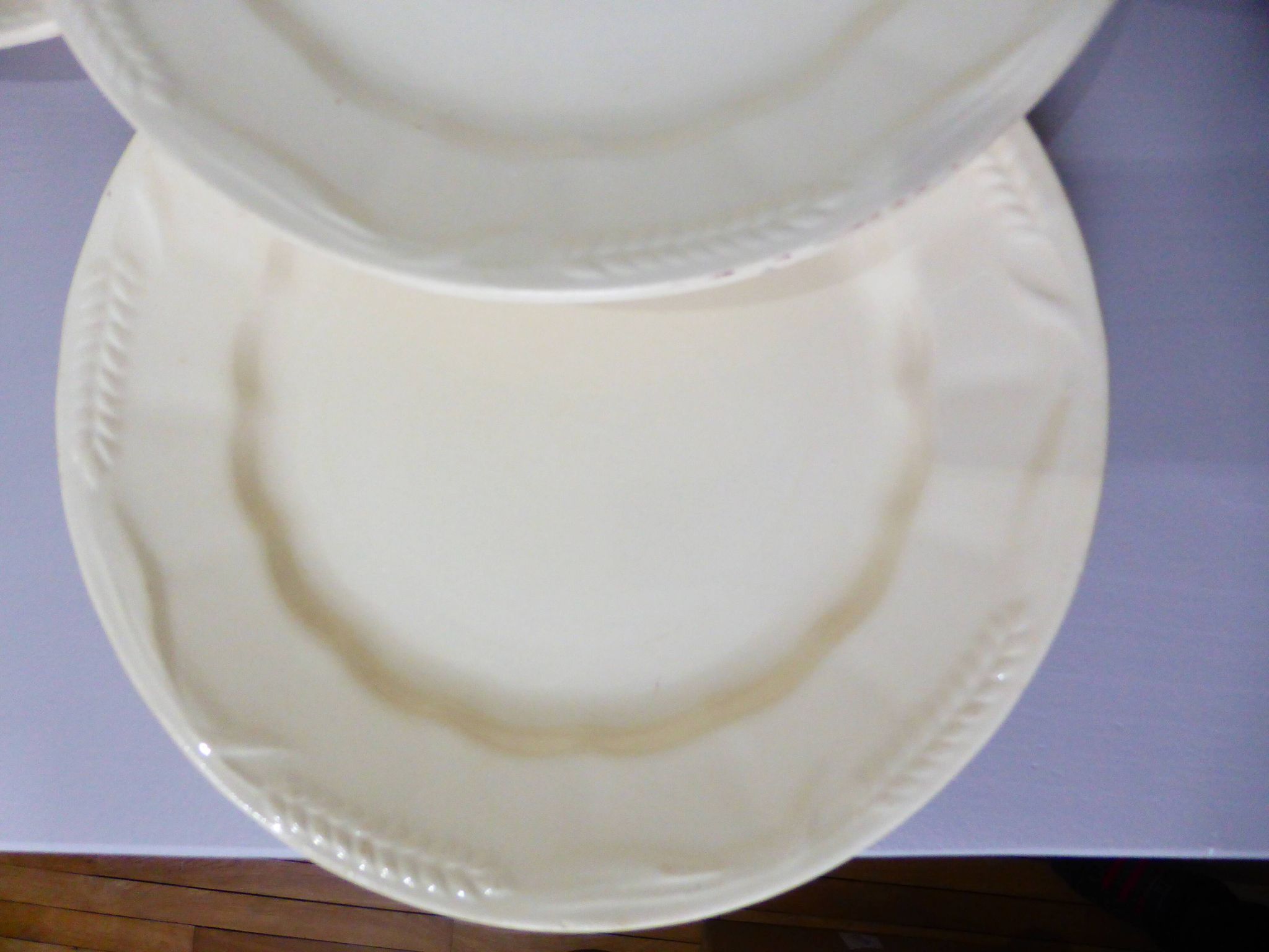 Set of 4 vintage flat plates from Moulin des Loups and St Amand 210369