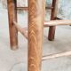 4 chaises brutaliste année 50