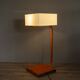 Vintage Space Age Italian Orange Metal and Acrylic Glass Floor Lamp, 1970s