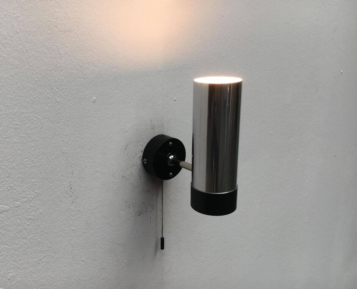 Mid-century minimalist wall lamps by H. Busquet for Hala Zeist, 1960s, set of 2.