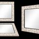 Miroir en travertin - fait main
