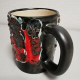 Mug vintage ceramic lava effect