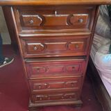 Small wooden secretary with flap