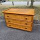 Vintage bamboo rattan chest of drawers Maugrion
