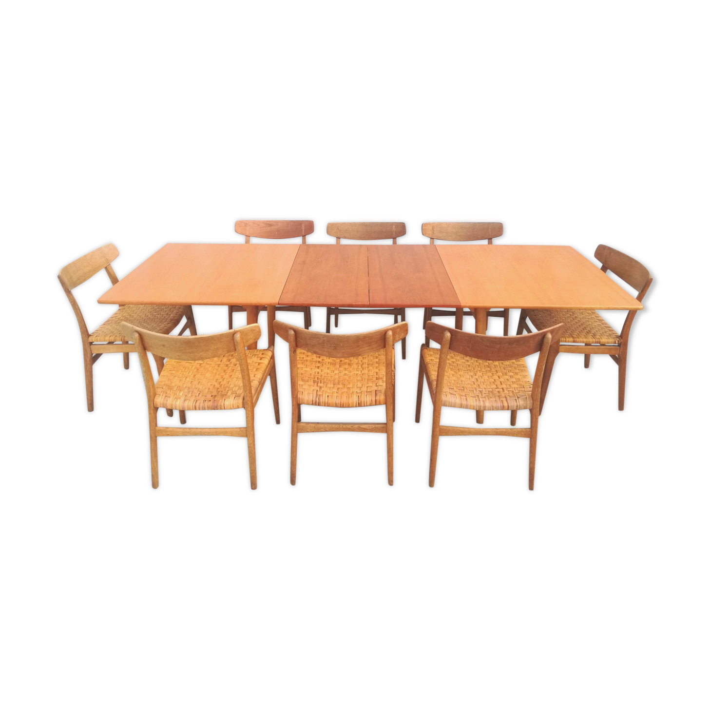 Ensemble table à manger d'Hans J Wegner