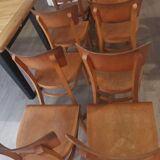 Set of 10 Thonet bistro chairs