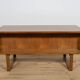 Mid-Century Teak Freestanding Desk by Torben Valeur & Henning Jensen for Dy