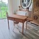 Vintage solid wood desk with extensions.