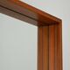 Miroir en teck suédois des années 1950-60