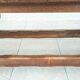 Solid oak coffee table
