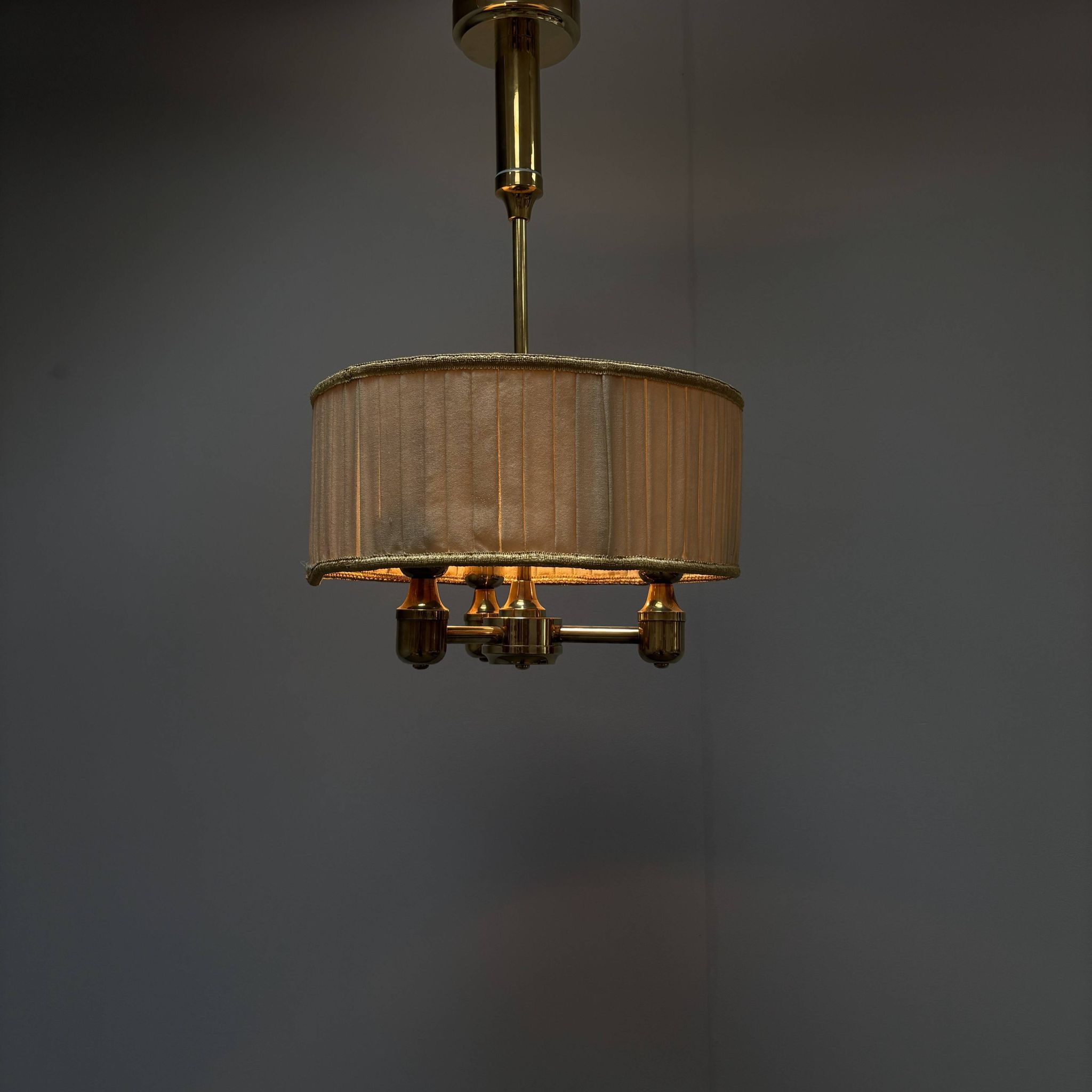 Mid-Century Modern Brass Pendant , 1960s, Germany
