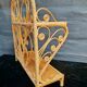 Rattan shelf