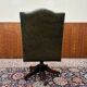 Fauteuil de bureau Chesterfield President vert olive