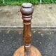 Art Deco floor lamp in solid wood to be repaired from the 1950s.